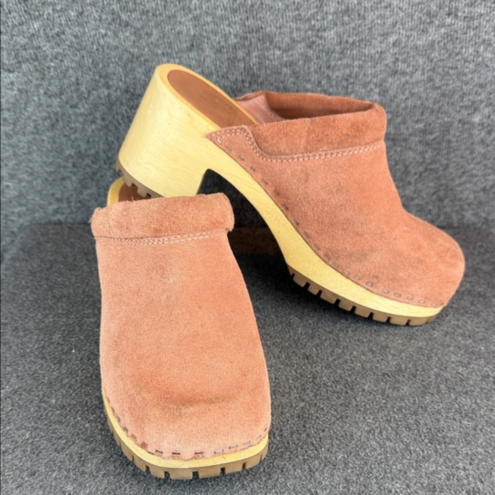 MIA‎ Karma Suede Made in Brazil Clogs in Brown Size 9M